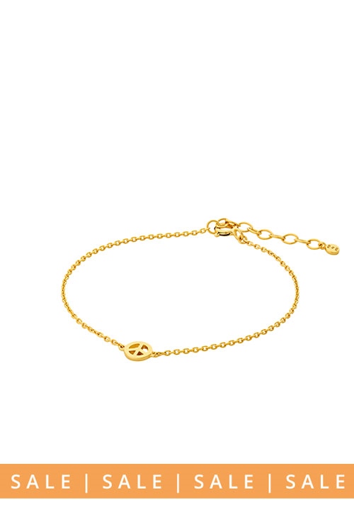 Armband Peace 16-19cm GOLD