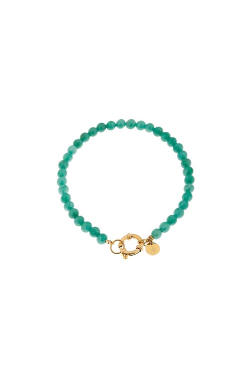 Armband SEAGREEN BEADS gold