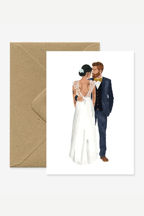 Klappkarte MARRIED LOVERS