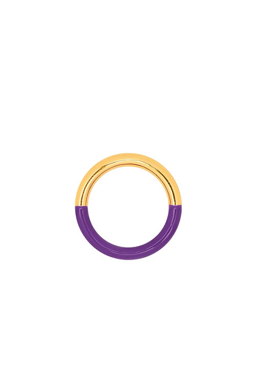 Ring Double Color GOLD PURPLE