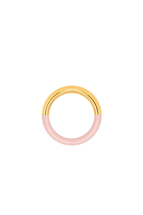 Ring Double Color GOLD LIGHT PINK