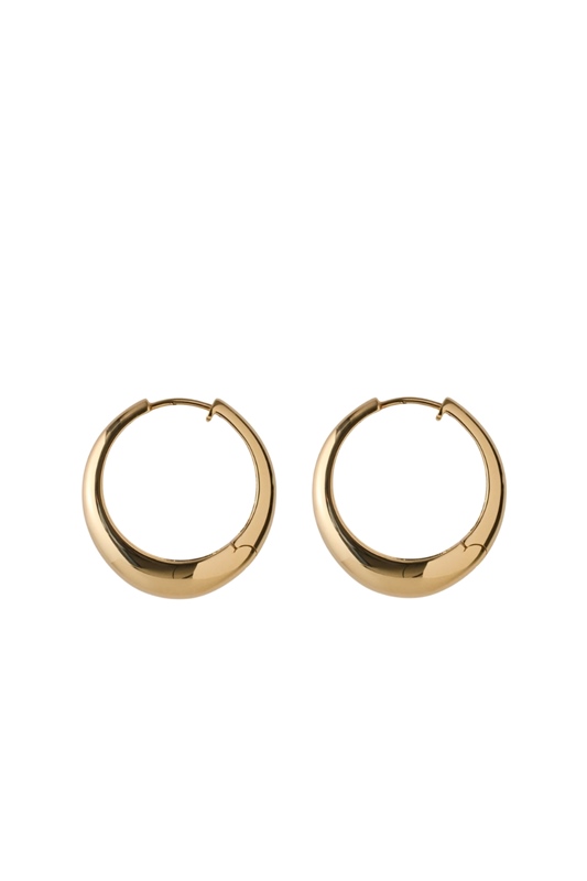 Ohrringe Large Globe Huggies GOLD