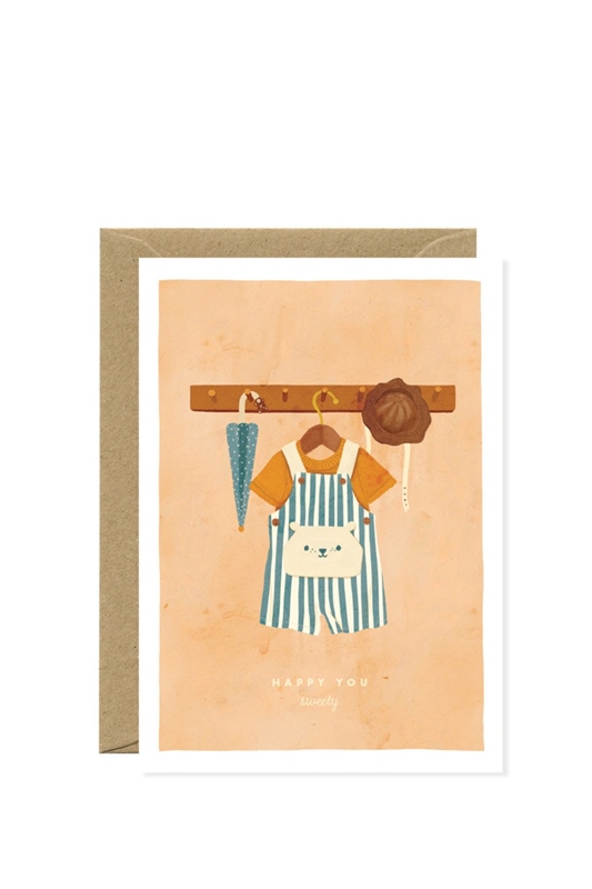 Klappkarte HAPPY YOU SWEET BEAR