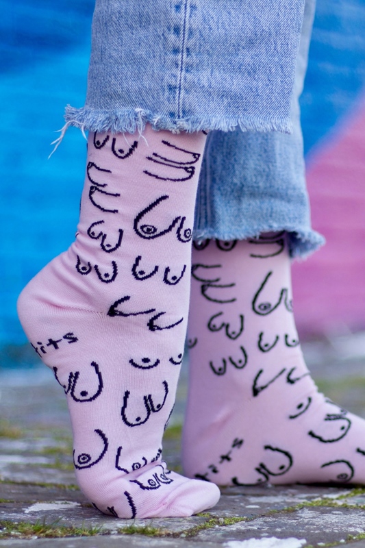 Socken Titties PINK