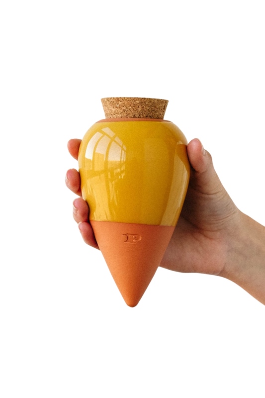 Bewsserungskegel Olla SENFGELB