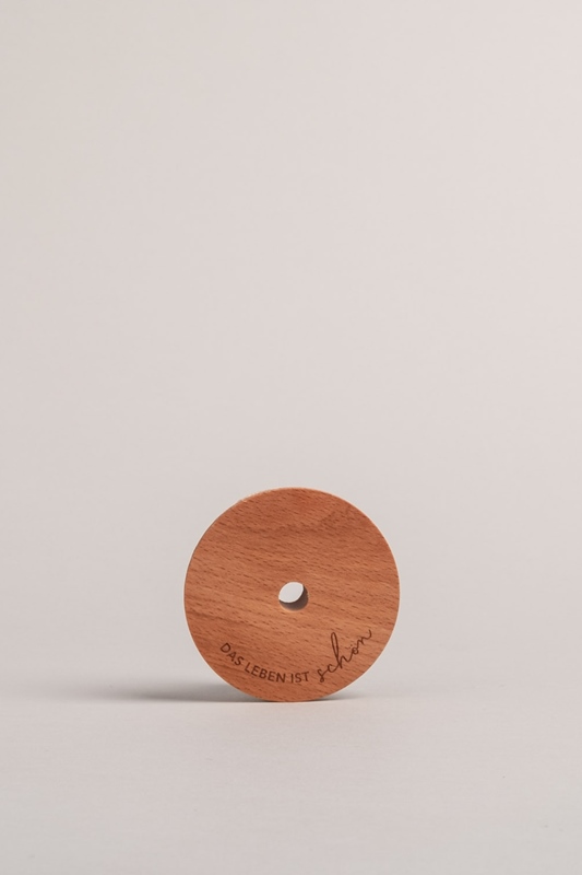 Deckel Das Leben ist schn fr hohes Trinkglas
