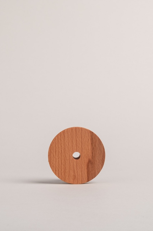 Deckel Blanko fr hohes Trinkglas