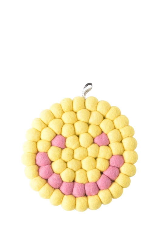 Untersetzer Wolle Smile LEMON