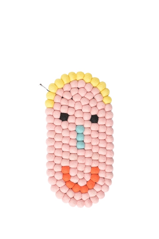 Untersetzer Wolle HAPPY FACE