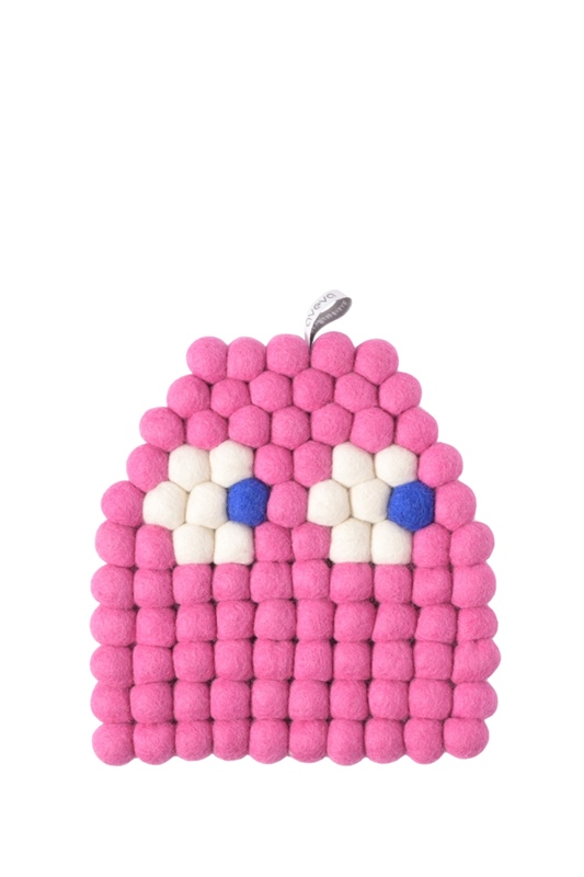 Untersetzer Wolle Spooky MAGENTA