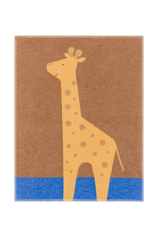 Babydecke Lili 70x90cm GIRAFFE BRAUN