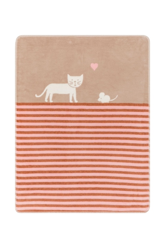 Decke Maja 75x100cm KATZE ROUGE