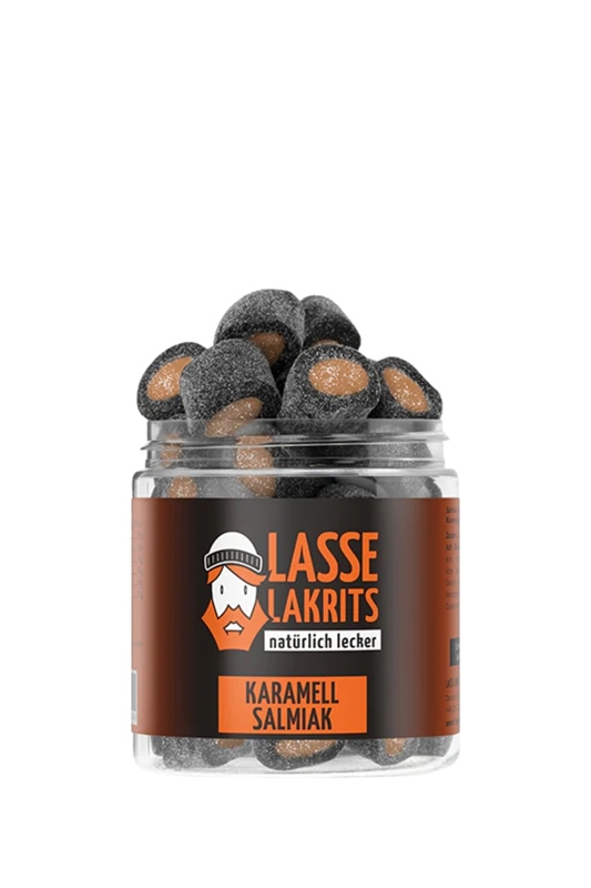 Lakritz Dose KARAMELL SALMIAK 165g