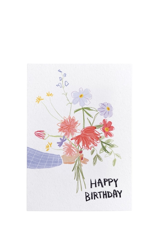 Postkarte HAPPY BIRTHDAY