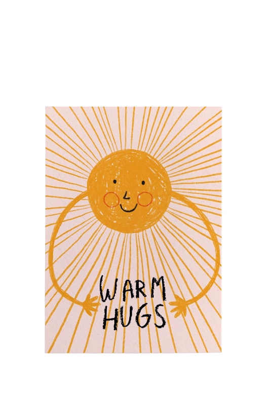 Postkarte WARM HUGS