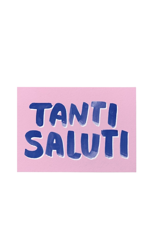Postkarte TANTI SALUTI