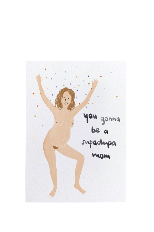 Postkarte SUPADUPA MOM