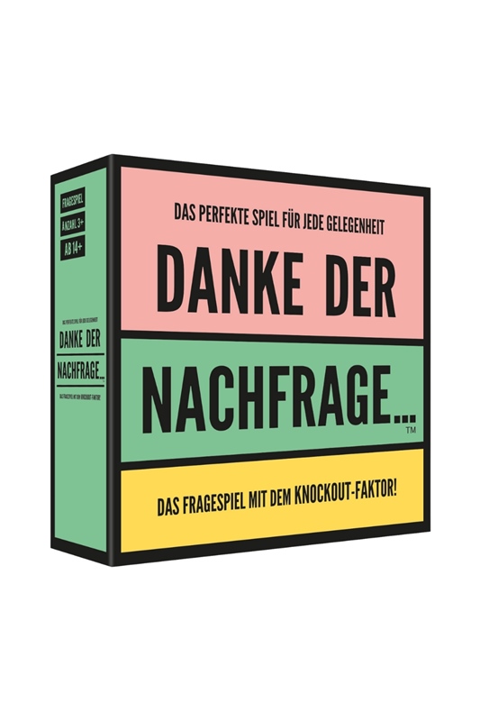 Danke der Nachfrage Fragespiel – Partyspiel