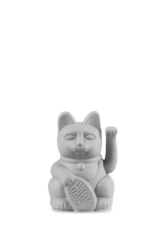 Winkekatze Mini Lucky Cat GRAU