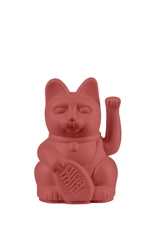 Winkekatze Lucky Cat BERRY RED