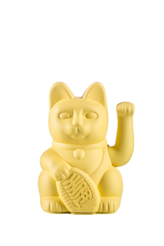 Winkekatze Lucky Cat GELB