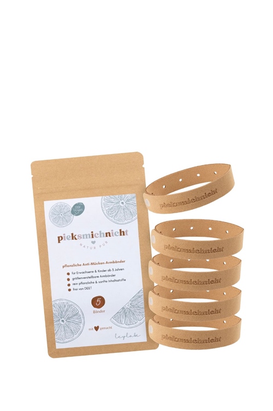 pieksmichnicht Anti-Mcken Armbnder 5er Set