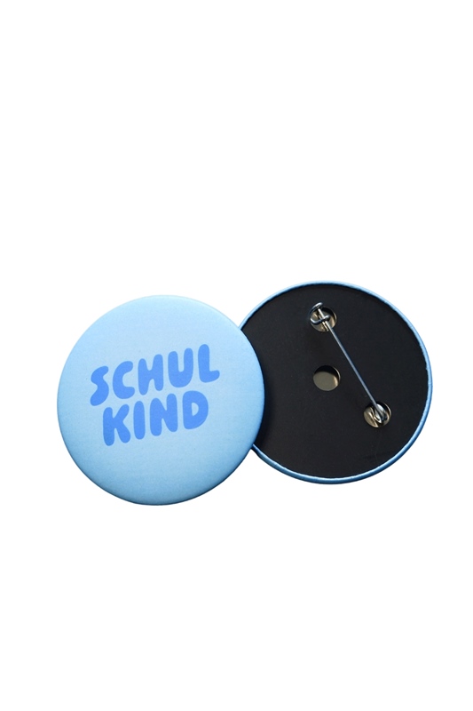 Button Schulkind BLAU