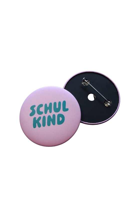 Button Schulkind FLIEDER GRN