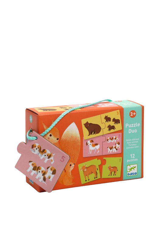 Djeco Puzzle Duo TIERBABYS