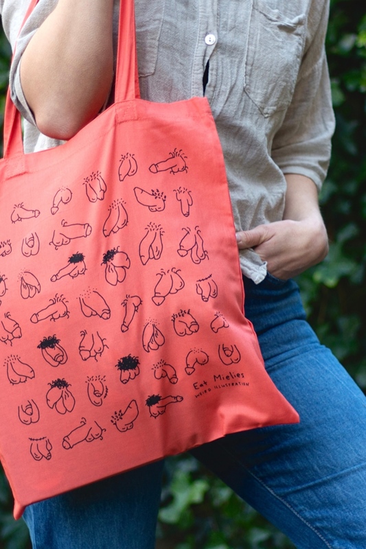 Jutebeutel Willies CORAL