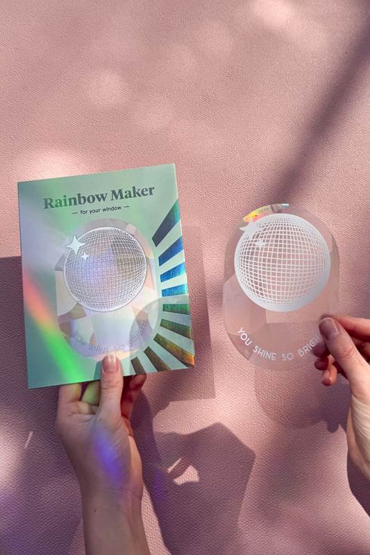 Fenstersticker Regenbogen SHINE BRIGHT