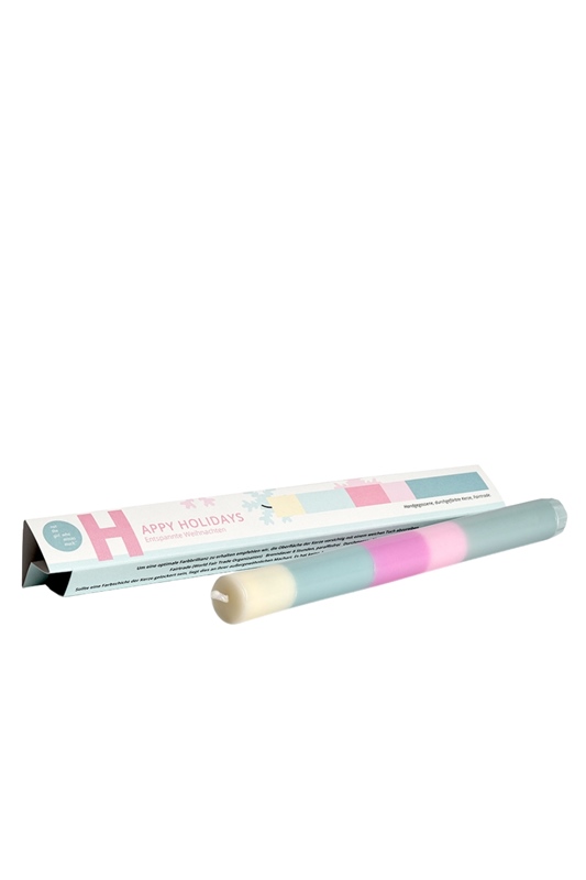 Kerze HAPPY HOLIDAYS