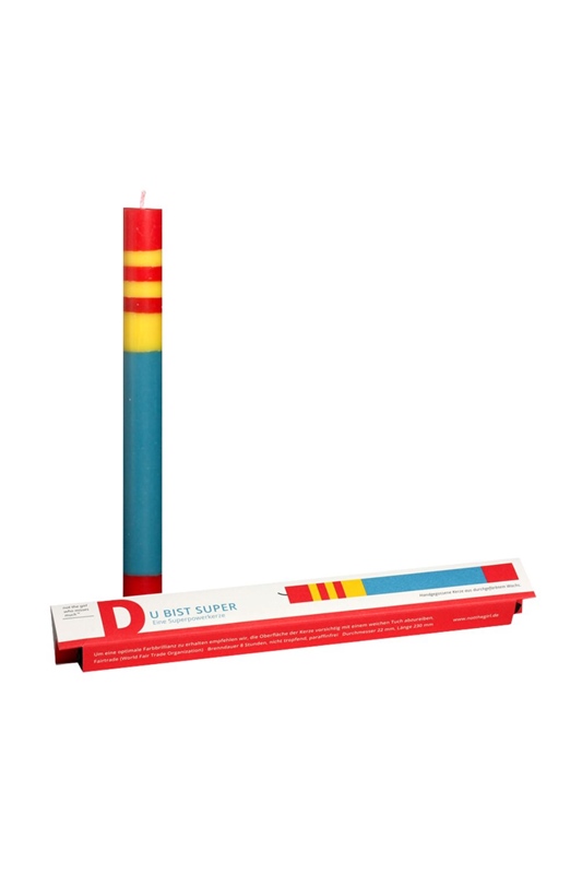 Kerze DU BIST SUPER