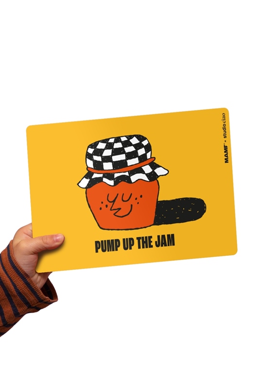 Frhstcksbrettchen PUMP UP THE JAM