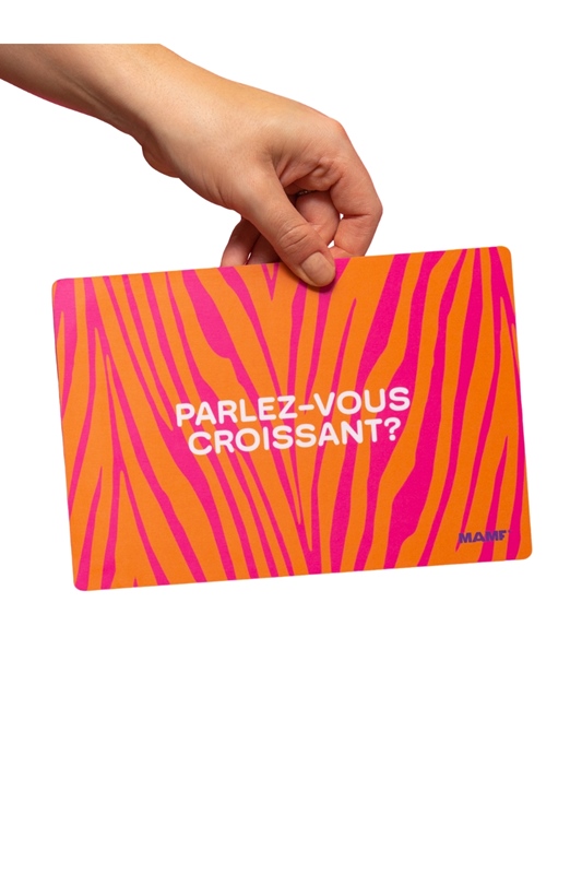 Frhstcksbrettchen PARLEZ-VOUS CROISSANT?