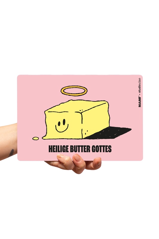 Frhstcksbrettchen HEILIGE BUTTER GOTTES