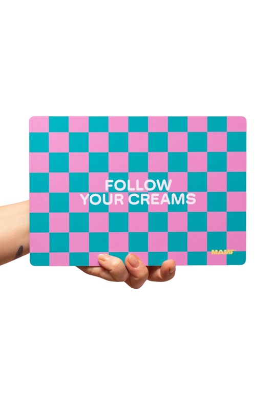 Frhstcksbrettchen FOLLOW YOUR CREAMS