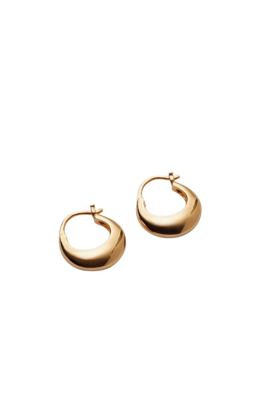 Ohrringe Small Atlas 14mm GOLD