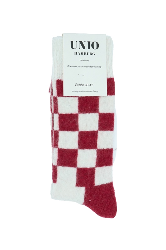 Socken VANNI ecru red