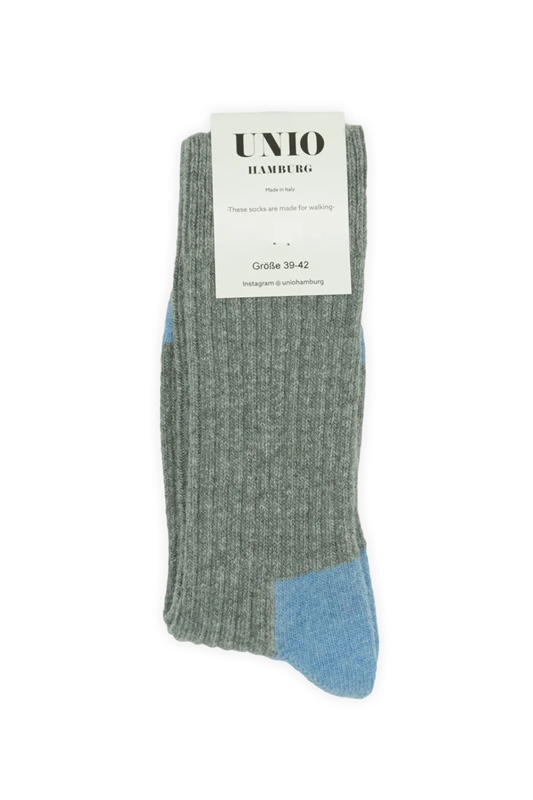 Socken CITY grey melange sky