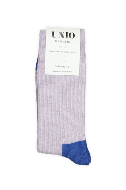 Socken CITY lavender royal blue