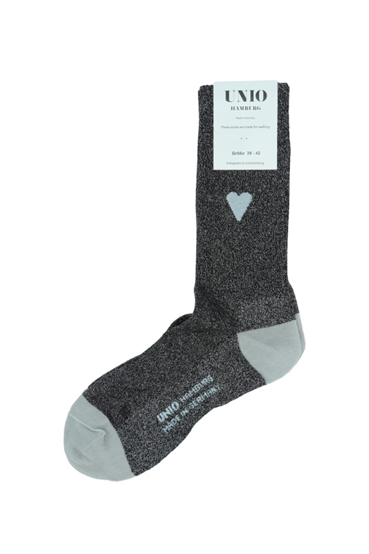 Socken LOVE black grey