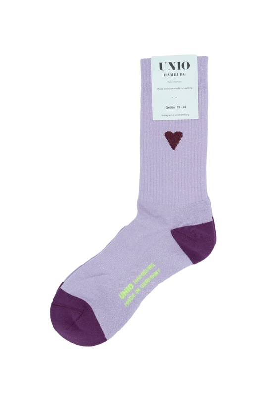 Socken LOVE lavender berry