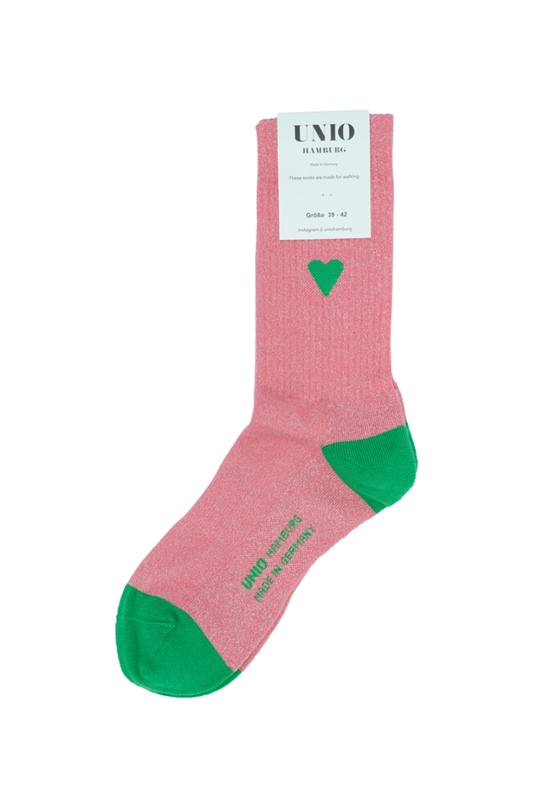 Socken LOVE orange green