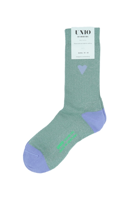 Socken LOVE salvia lavender