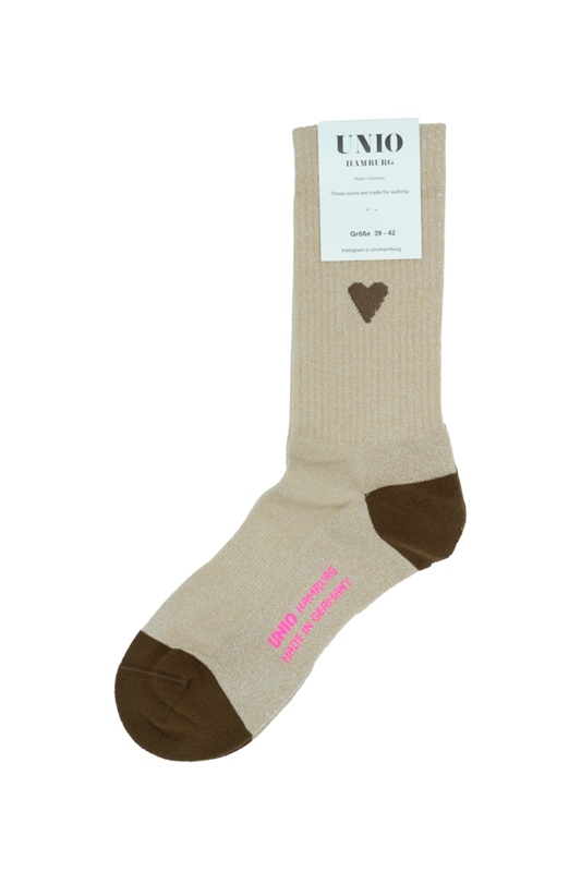 Socken LOVE toast brown