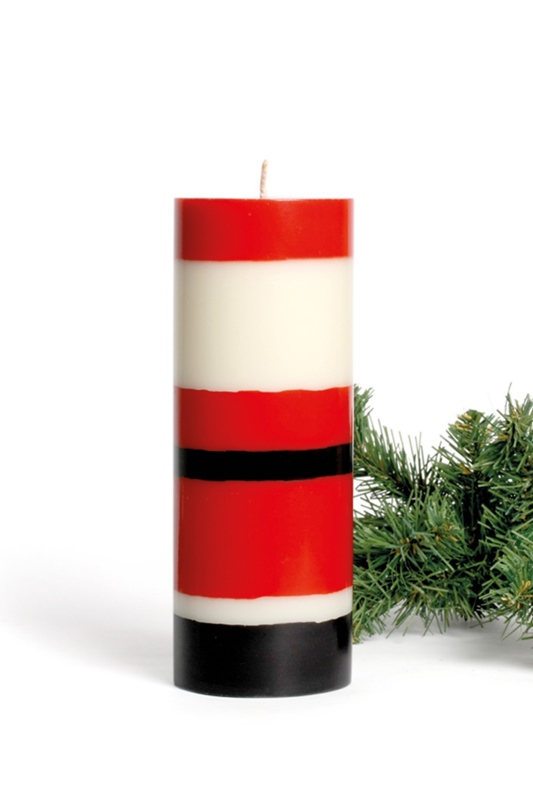 Stumpenkerze WEIHNACHTSMANN