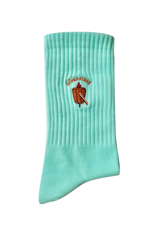 Socken bestickt D�NER KEBAB