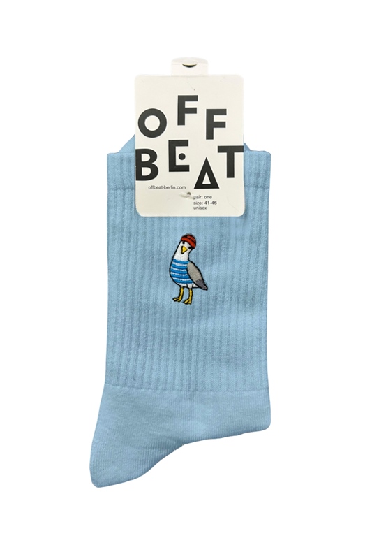 Socken bestickt M�WE