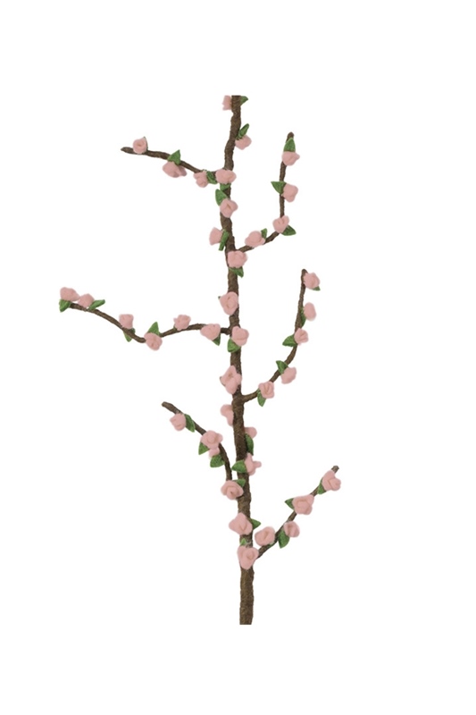 Kirschbl�tenzweig Wollfilz